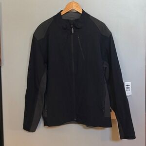 Arborwear Mens 2XL Black Full Zip Softshell Jacket Outdoor Work Gear